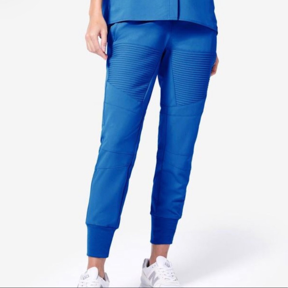 Royal Blue Figs Kanye Moto Joggers/XXS